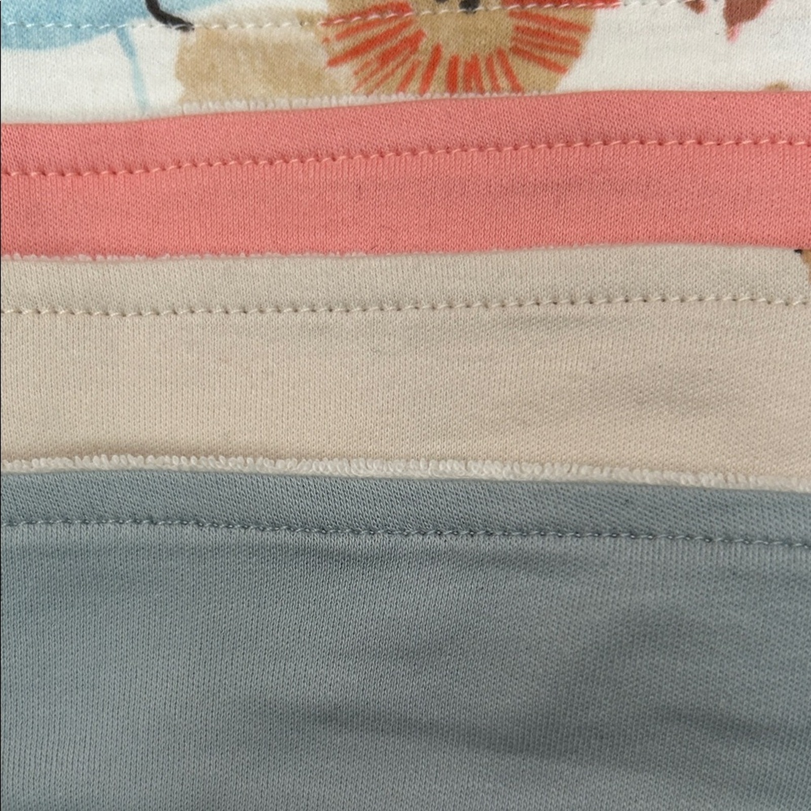 Marks & Spencer Organic Cotton Dribble Bibs - Pastel Multicolor, Set Of 2, Nwt — image 4 of 8